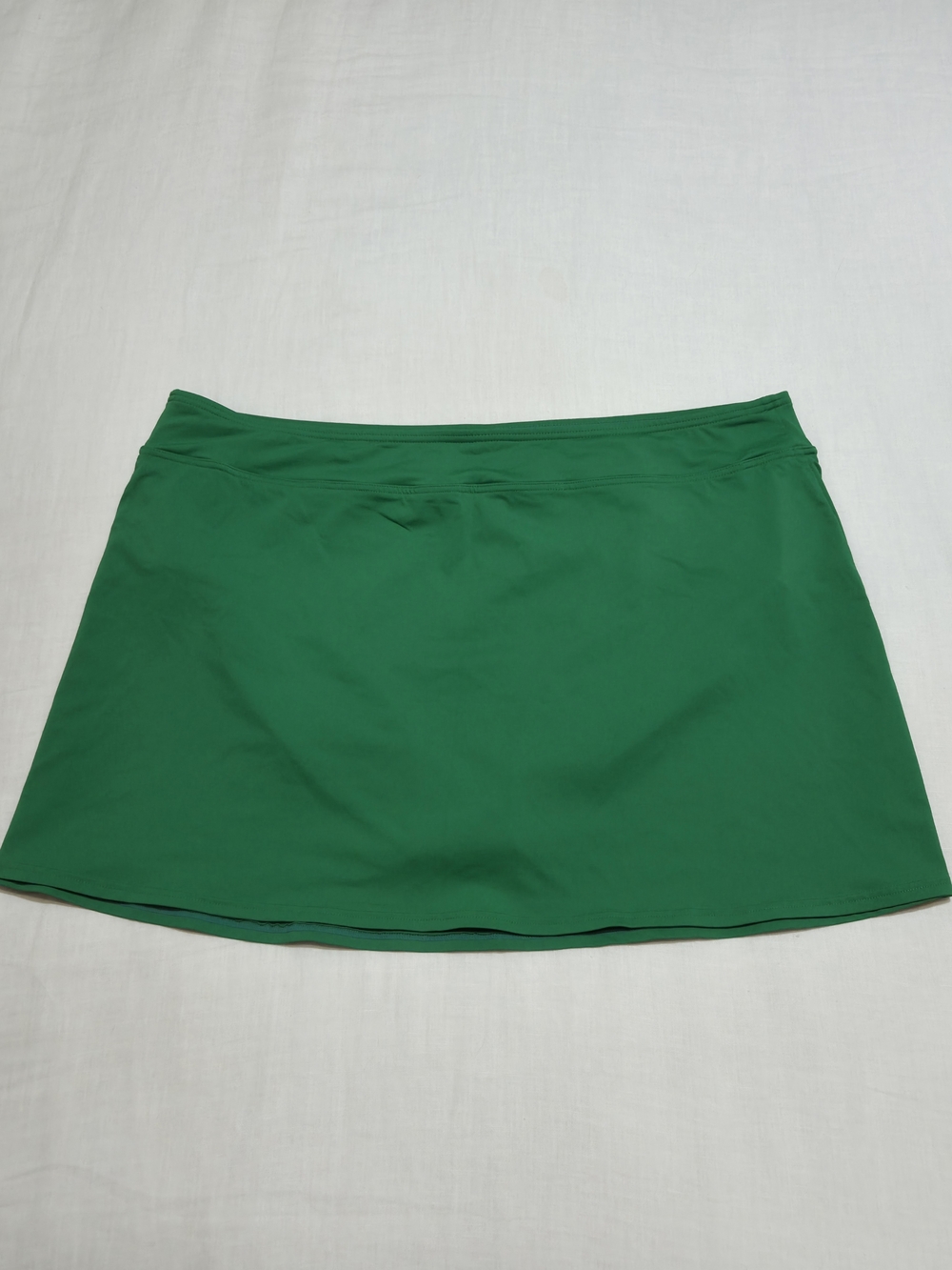 Lands' End Emerald Green Swim Skirt With Tummy Control